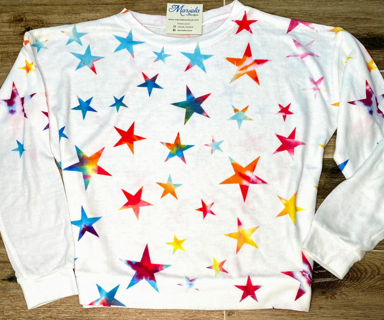Multicolor Stars Lightweight Sweater